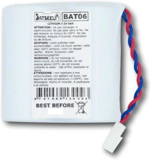 BAT06 - DAITEM LOGISTY Batteria Litio compatibile (Batli06) 7,2V 6Ah Batsecur