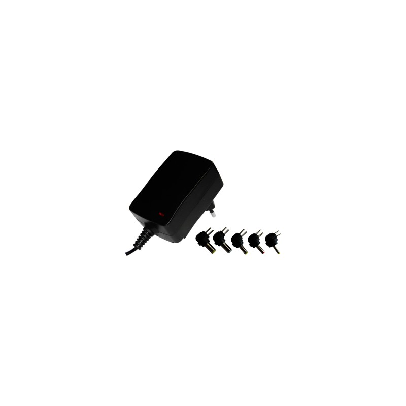 Alimentatore universale multitensione da 3 a 12 Volt + 5 connettori 600mAh