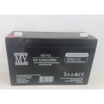 Batteria ermetica ricaricabile al piombo 6V 12.0Ah
