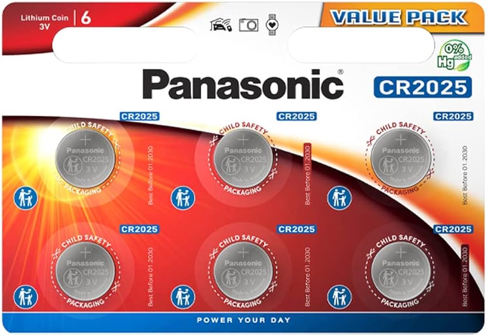 BATTERIE CR2025 PANASONIC 3V BATTERIE CR2025 PANASONIC 3V