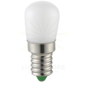 Lampadina LED in vetro piccola forma T26 attacco E14 2,5W Luce Naturale