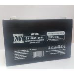 Batteria Ermetica Ricaricabile al piombo 6V 8AH con faston