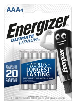 4 BATTERIE MINISTILO AAA LITIO ENERGIZER