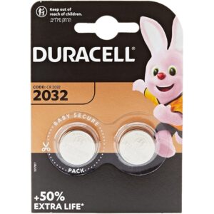 10 Batterie Duracell CR2032