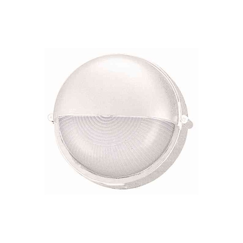 Applique lampada da esterno bianca waterproof diam. 25cm x terrrazzi condomini etc