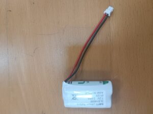batteria 7.2V per allarme duevi