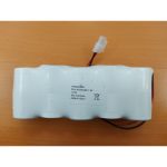 Pacco batterie 7,5V + connettore compatibile allarme sirena DUEVI sicurapiù 5xD