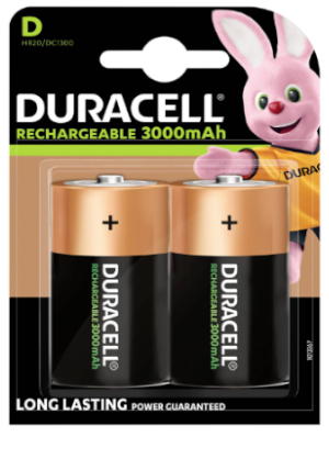 Batterie torcioni ricaricabili Duracell