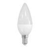 Lampadina LED 5.5W rende 39W Luce Naturale 4000°K attacco piccolo E14 oliva candela
