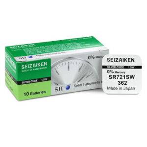 362 SR721SW - 10 batterie ossido d'argento