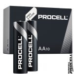AA - MN1500 BOX 10 PILE AA STILO ALCALINE DURACELL PROCELL LR6 MIGNON