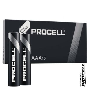 AAA - 10 BATTERIE AAA MINISTILO DURACELL PROCELL 1.5V ALKALINE