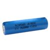 18650 - Batteria Litio ricaricabile 3.6V 2600mAh 3900mAh scarica. Polo positivo rialzato BUTTON