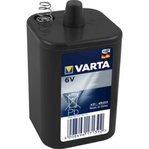Batteria piombo 6V 8500mAh VARTA 431 4R25X Specifica per lampeggiatori da cantiere