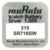 315 - Batteria per orologio ossido argento SR716SW Murata