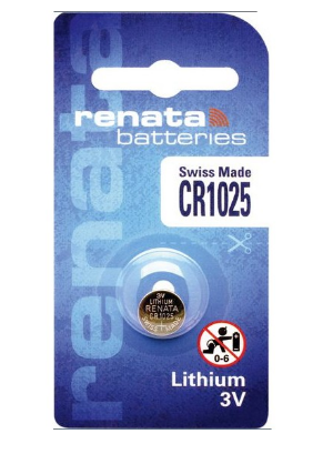 CR1025 - Batteria 3V Litio CR1025 RENATA