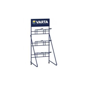 Espositore da banco in metallo 6 ganci VARTA