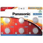 CR2032 - PANASONIC 6 BATTERIE LITIO 3V