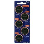 CR2450 - 4 BATTERIE MURATA CR2450 DL2450 3V LITIO BOTTONE