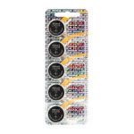 CR2016 - 5 BATTERIE MAXELL 3 VOLT LITIO