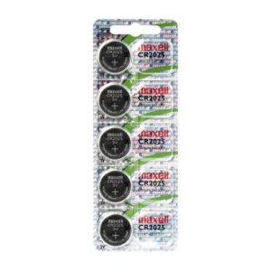 CR2025 - 5 BATTERIE MAXELL 3V LITIO