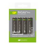4 batterie stilo AA ricaricabili NiMh 1.2V 2600mAh GP RECYKO