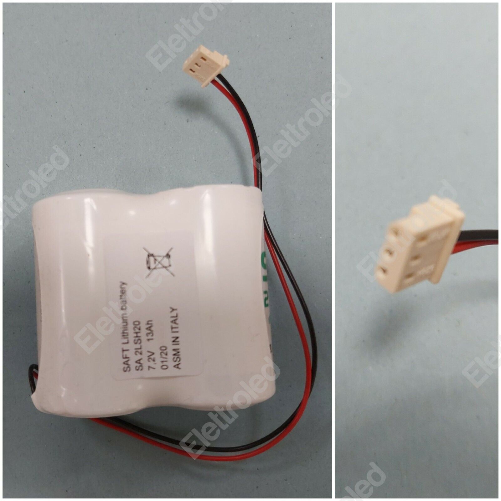 pacco batteria tecnoalarm litio 7,2V pacco batteria tecnoalarm litio 7,2V