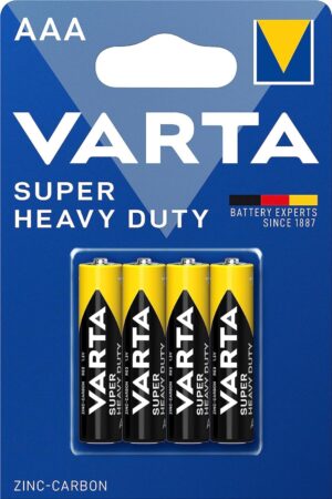 48 Batterie ministilo AAA zinco carbone VARTA