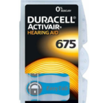 batterie per apparecchi acustici duracell 675
