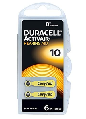 Duracell - Blister 6 Pile Acustiche Activair 10 - Tutte Le Pile - Per Apparecchi Acustici - Pile - Foto 4