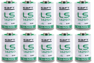 LS14250 - 10 Batterie Litio 3.6V 1200mAh SAFT