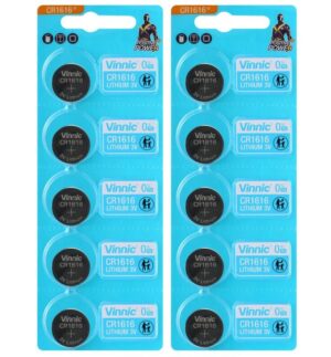 CR1616 - 10 batterie VINNIC 3V Litio