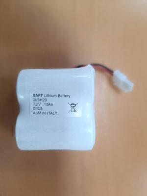 Pila Litio SAFT 2LSH20 7,2V compatibile con antifurto DUEVI