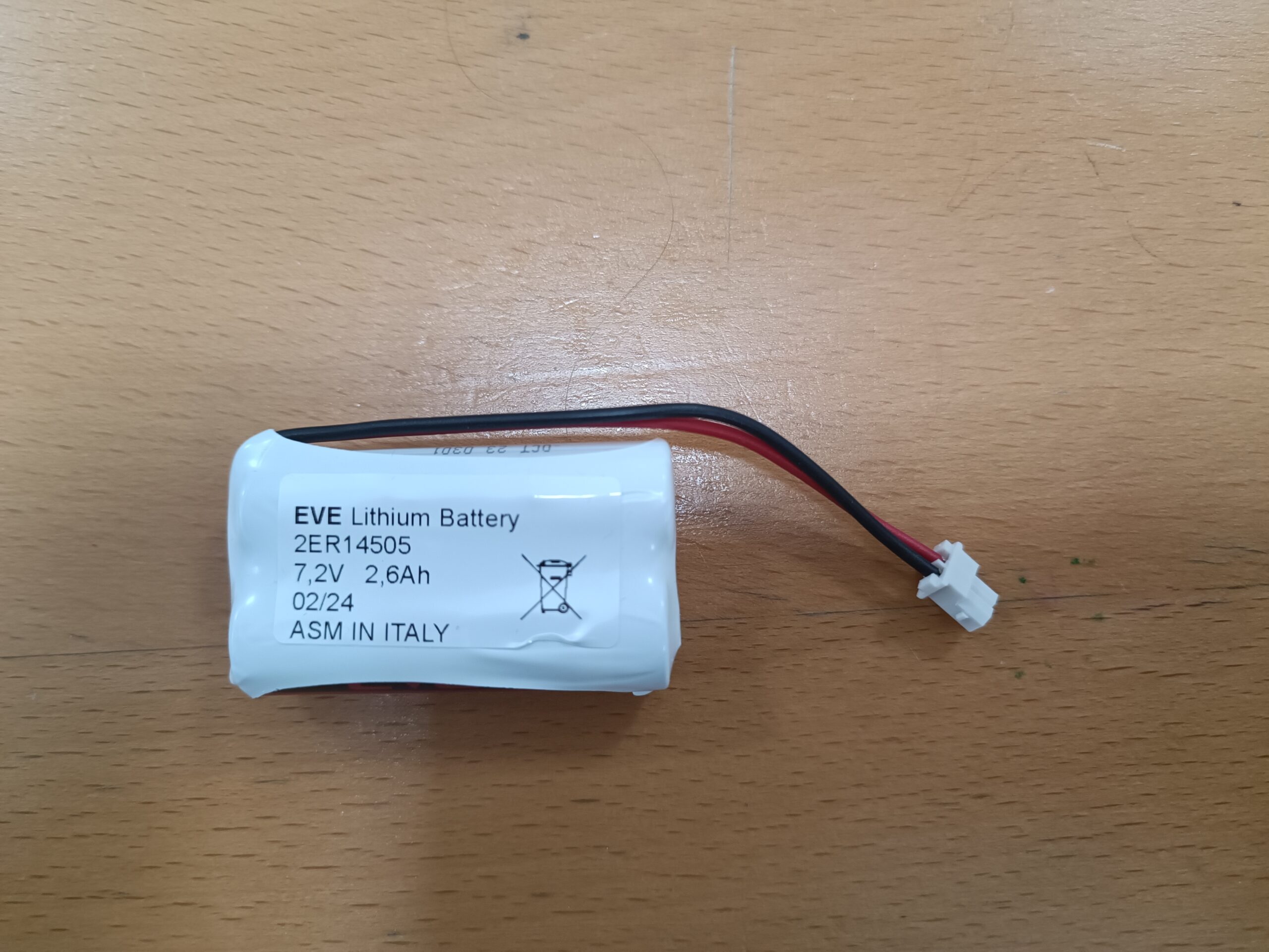 BATTERIA BAT7VSENS DUEVI Batteria Litio SAFT 7,2V 2,6Ah Compatibile DUEVI