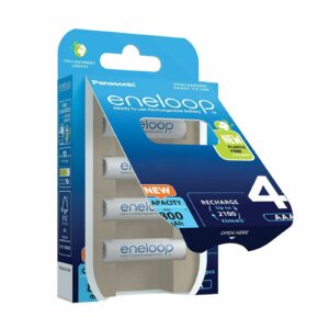 4 Batterie AAA ricaricabili ENELOOP 800mAh
